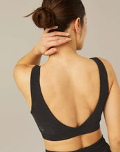 Load image into Gallery viewer, Beyond Yoga Spacedye Crossover Bra in Darkest Night SD8303